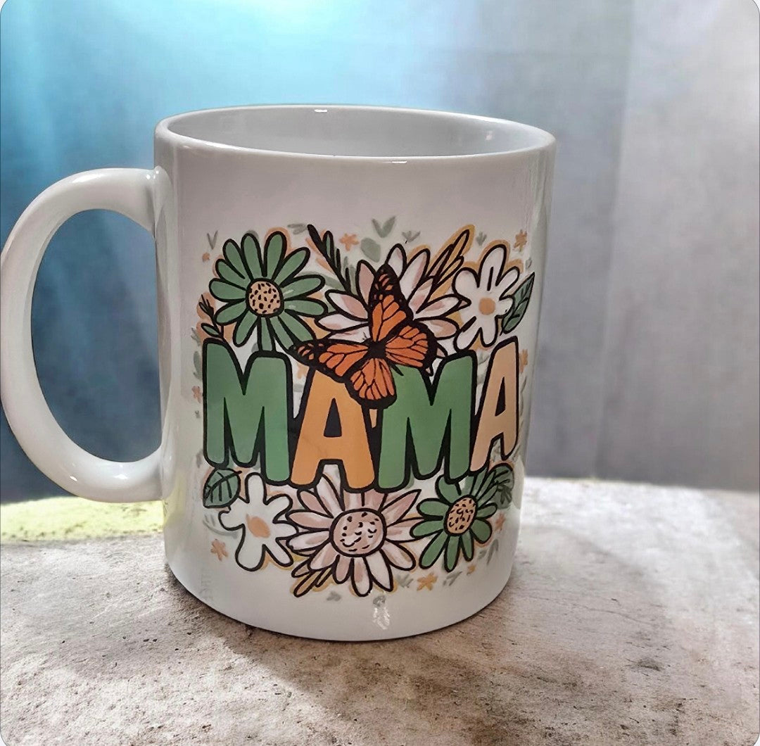 Wild flower mama mug