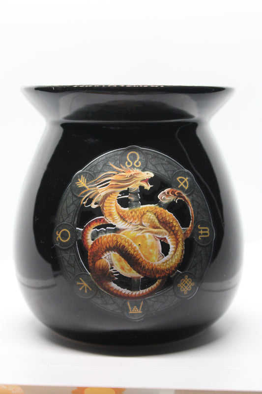 Orange dragon burner