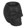 black skull wax melt burner