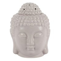 Small Grey Buddha Head Burner